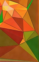 Fototapeta na wymiar Chaotic triangles drawing abstract background. Original polygonal art pattern. Geometric texture with creative elements. Low poly wallpaper. Multicolor backdrop concept.