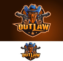 Cowboy Outlaw Head modern Sport