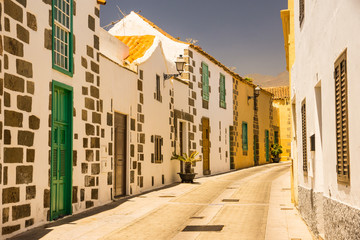 street of the village of Agüimes in Gran Canaria, Canary islands