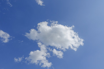 Clouds with blue sky background