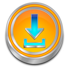 Download button - 3D illustration