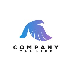 falcon logo design