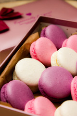 set of macaroon in beautiful gift boxes