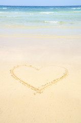 cuore sabbia tailandia