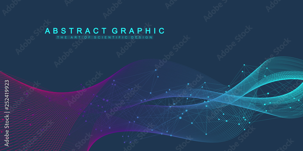 Poster Nano technologies abstract background. Cyber technology concept. Artificial Intelligence, virtual reality, bionics, robotics, global network, microprocessor, nano robots. Vector illustration, banner.
