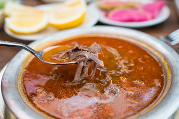 turkish kellepaca soup	