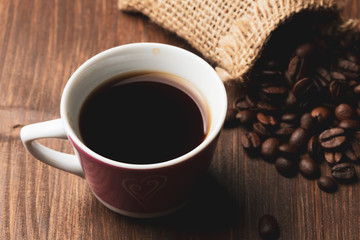 coffee and coffee beans