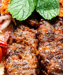Turkish Adana kebab