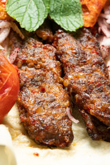 Turkish Adana kebab