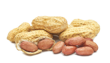 Roasted peanuts peeled and not peeled in shell nutritious delicacy