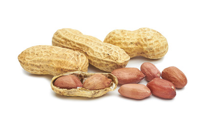 Roasted peanuts peeled and not peeled in shell nutritious delicacy