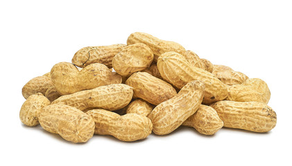 Roasted peanuts peeled and not peeled in shell nutritious delicacy