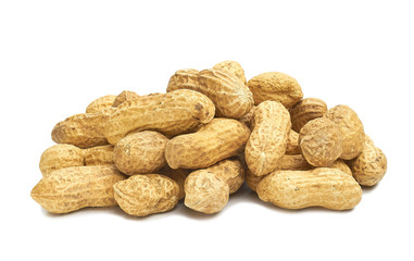 Roasted peanuts peeled and not peeled in shell nutritious delicacy