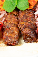 Turkish Adana kebab