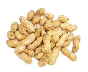 Roasted peanuts peeled and not peeled in shell nutritious delicacy