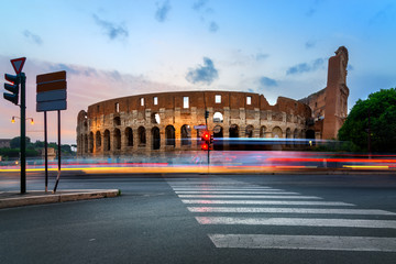 Rome at sunset