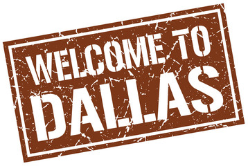 welcome to Dallas stamp