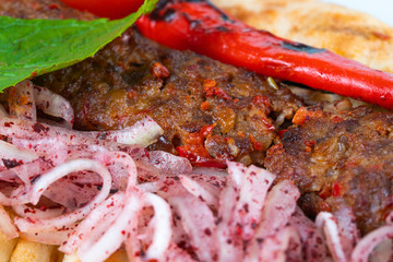 Turkish Adana kebab