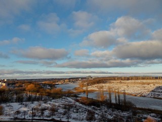 lake in winter