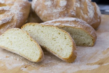Food. Bread home bakery