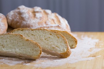 Food. Bread home bakery
