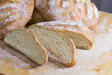 Food. Bread home bakery