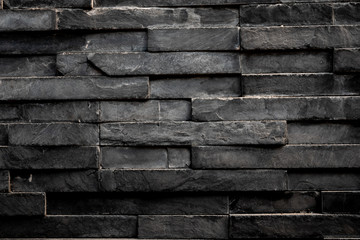 Naklejka premium Black rectangle square tile background & wallpaper