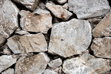 Round & pentagon stone background wallpaper