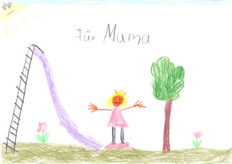 Spielplatzbild für Mama