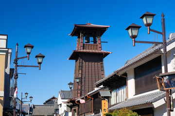 川越 町並み 時の鐘 © 健太 上田