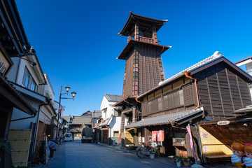 川越 町並み 時の鐘 © 健太 上田