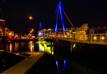 Obraz premium Auckland , New Zealand at night