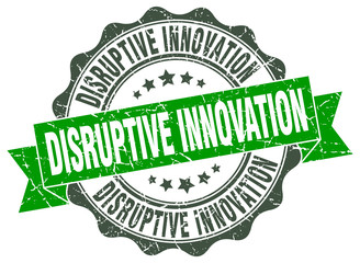 Obraz premium disruptive innovation stamp. sign. seal