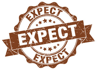 Obraz premium expect stamp. sign. seal