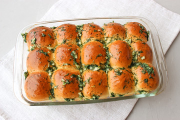 dumplings with garlic sauce