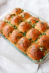 dumplings with garlic sauce