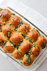 dumplings with garlic sauce