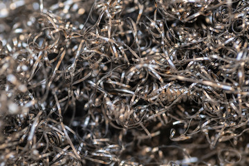 Steel wool background