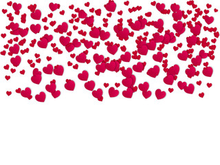 red hearts background