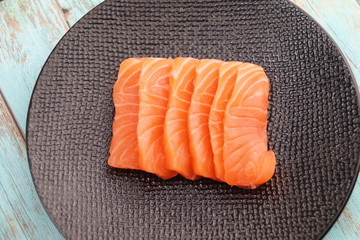 Sashimi saumon