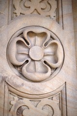 detail of an old door