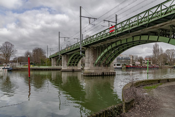 Bridge on the river Seine