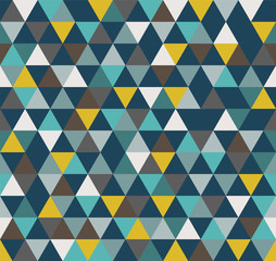 Abstract Geometric Pattern Background With Colorful Triangles