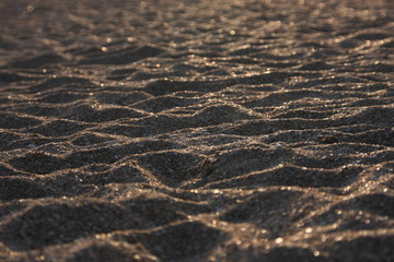 waves on the beach