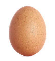 Egg isolated on white background