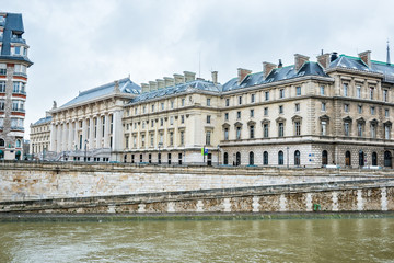 Fototapeta na wymiar View of the Seine river, Paris - France