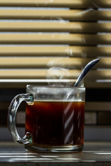 fresh morning coffee