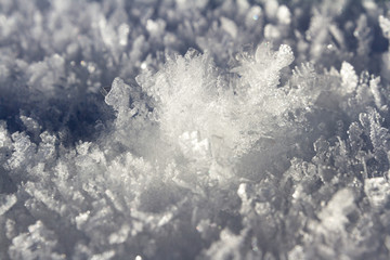 natural ice crystals