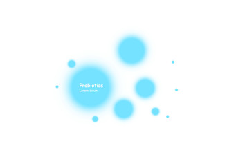 Cell background. Biology, Science background with cells. Biology background. Abstract vector cells illustration. Microscope view