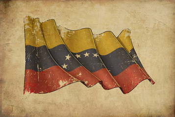 Papyrus Background – Flag of  Venezuela